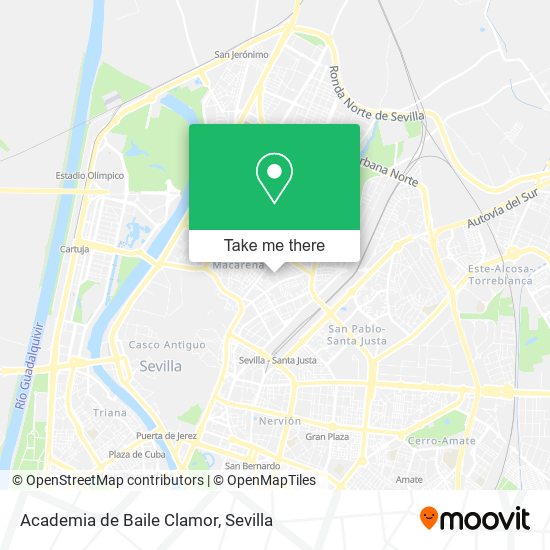 Academia de Baile Clamor map