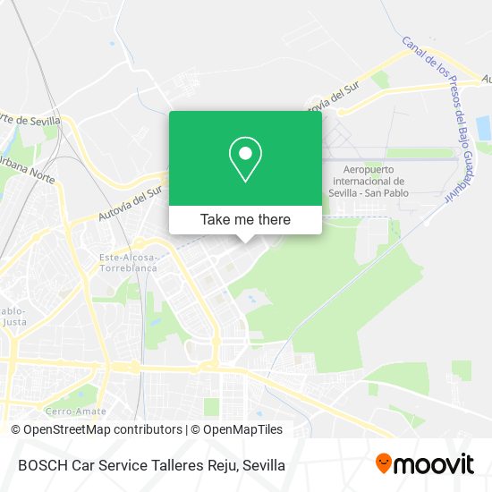 mapa BOSCH Car Service Talleres Reju