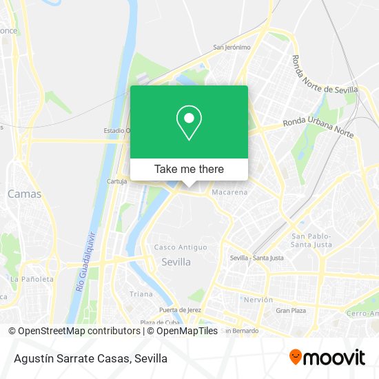 Agustín Sarrate Casas map