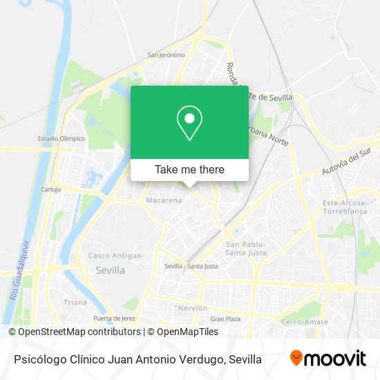 Psicólogo Clínico Juan Antonio Verdugo map