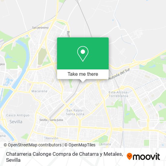 Chatarreria Calonge Compra de Chatarra y Metales map