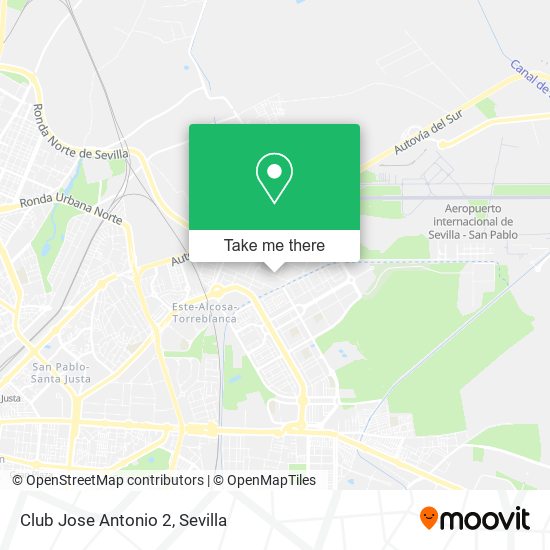 Club Jose Antonio 2 map