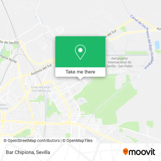 Bar Chipiona map