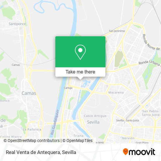 mapa Real Venta de Antequera