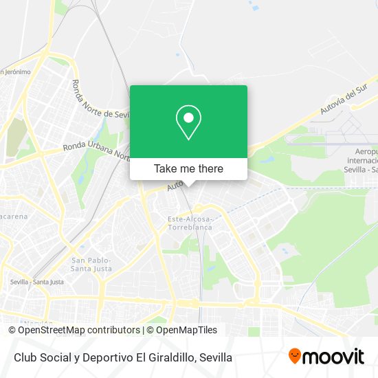 Club Social y Deportivo El Giraldillo map