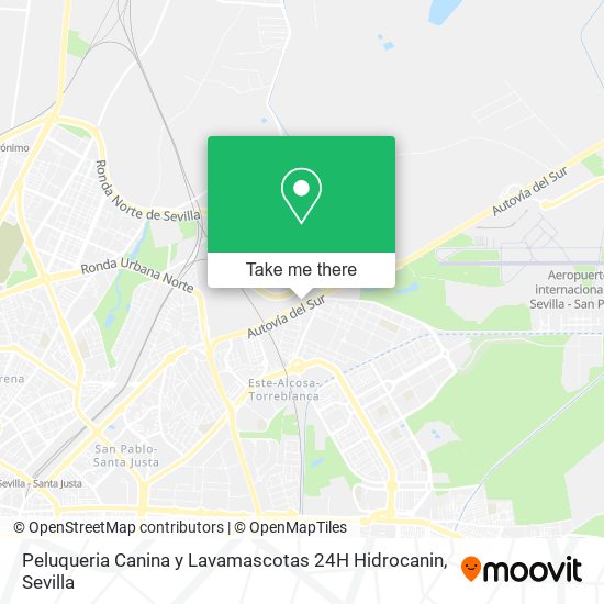 Peluqueria Canina y Lavamascotas 24H Hidrocanin map