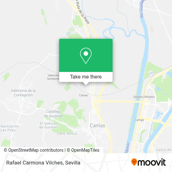 Rafael Carmona Vilches map