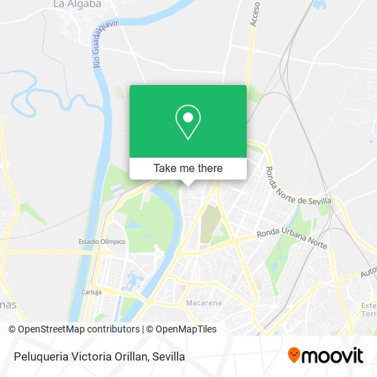 Peluqueria Victoria Orillan map