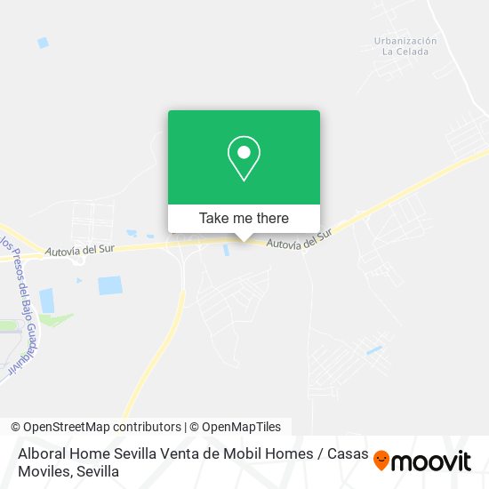 mapa Alboral Home Sevilla Venta de Mobil Homes / Casas Moviles