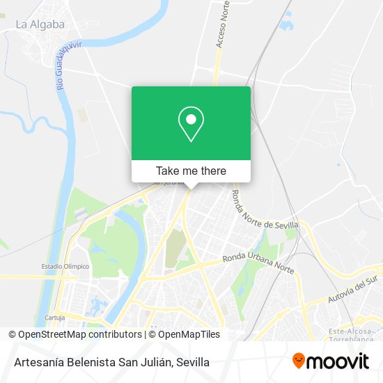 Artesanía Belenista San Julián map