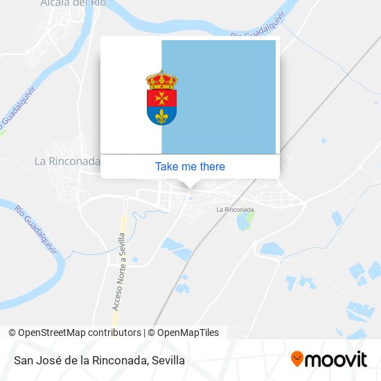 mapa San José de la Rinconada
