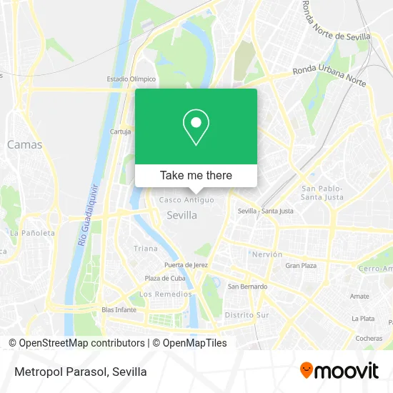Metropol Parasol map