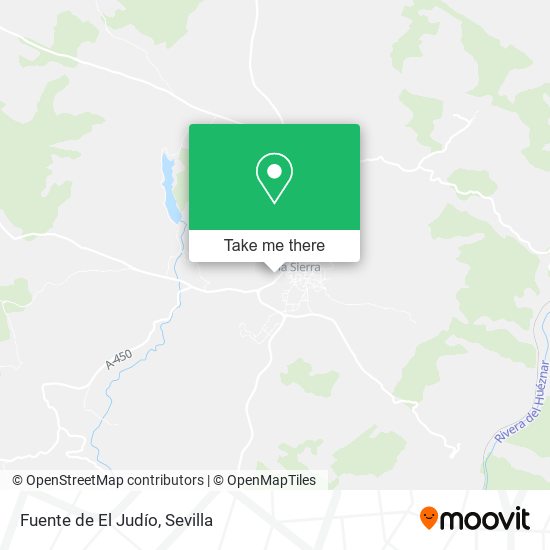Fuente de El Judío map