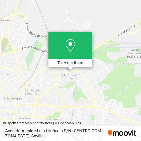 mapa Avenida Alcalde Luis Uruñuela S / N (CENTRO COM. ZONA ESTE)