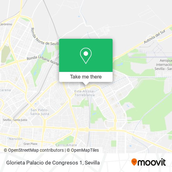 mapa Glorieta Palacio de Congresos 1