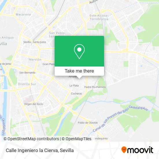 Calle Ingeniero la Cierva map