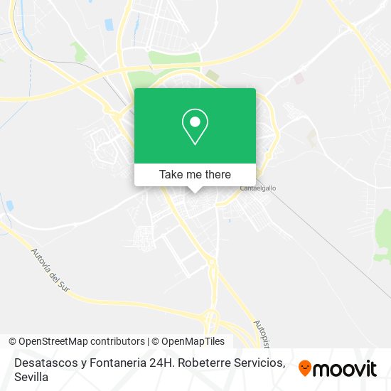 Desatascos y Fontaneria 24H. Robeterre Servicios map