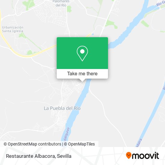 mapa Restaurante Albacora