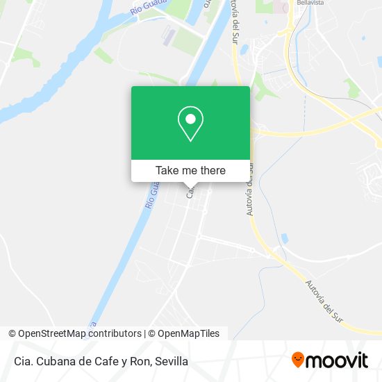 Cia. Cubana de Cafe y Ron map
