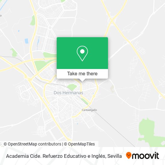 Academia Cide. Refuerzo Educativo e Inglés map
