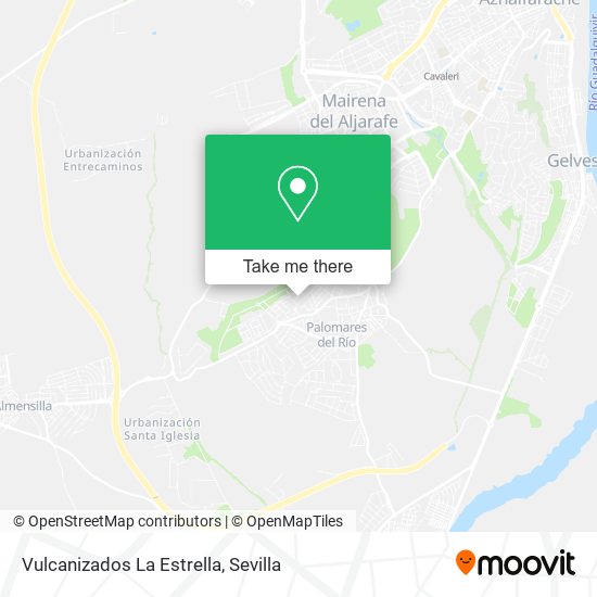 Vulcanizados La Estrella map