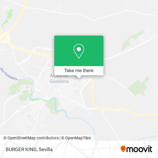 BURGER KING map