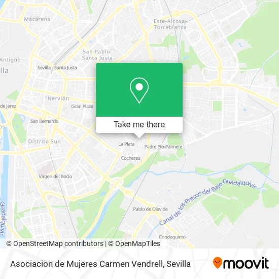 Asociacion de Mujeres Carmen Vendrell map