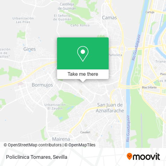 Policlínica Tomares map