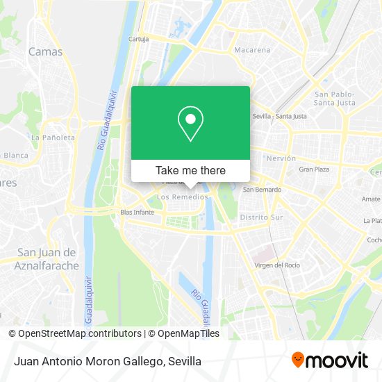 Juan Antonio Moron Gallego map