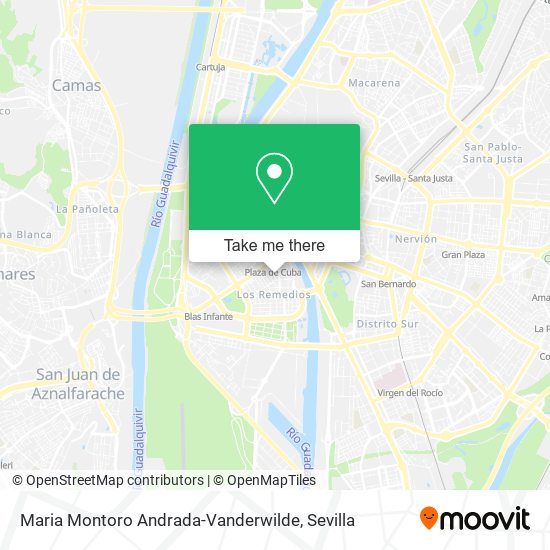 Maria Montoro Andrada-Vanderwilde map