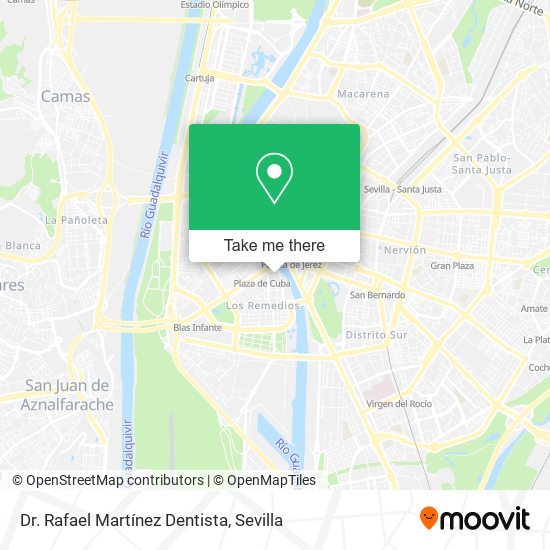 Dr. Rafael Martínez Dentista map