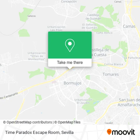 Time Paradox Escape Room map