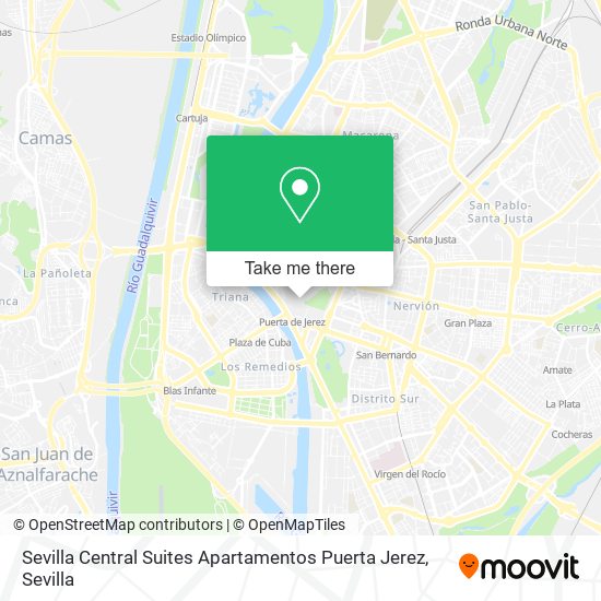 Sevilla Central Suites Apartamentos Puerta Jerez map