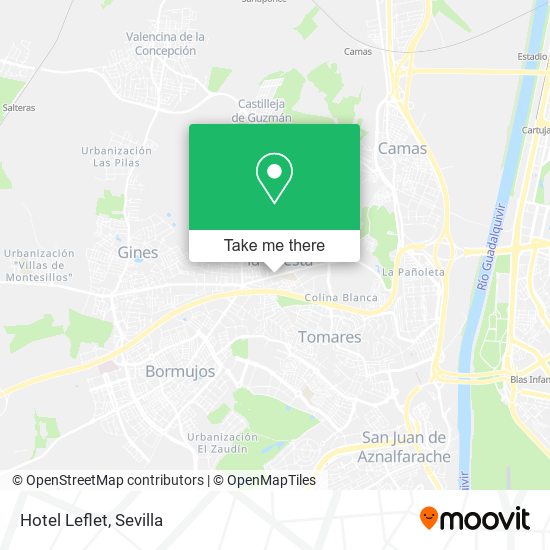 Hotel Leflet map