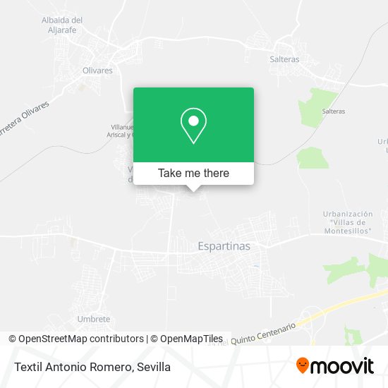 Textil Antonio Romero map