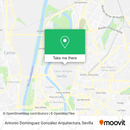Antonio Domínguez González Arquitectura map