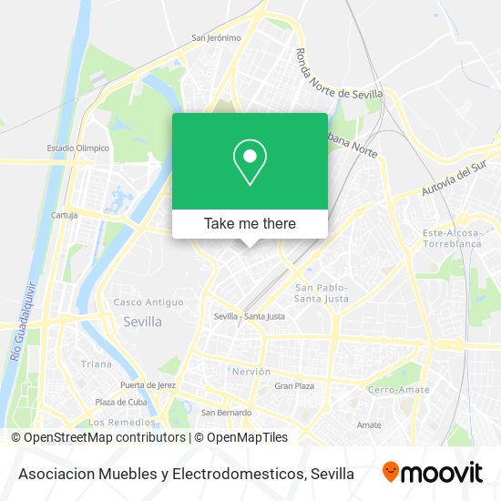 Asociacion Muebles y Electrodomesticos map