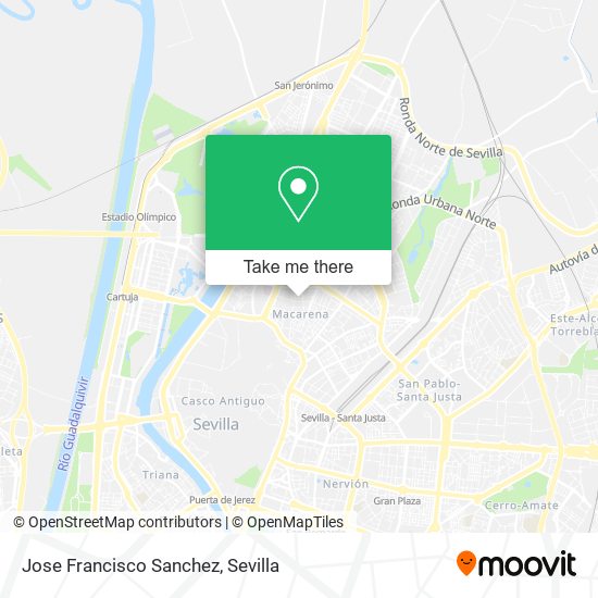 Jose Francisco Sanchez map