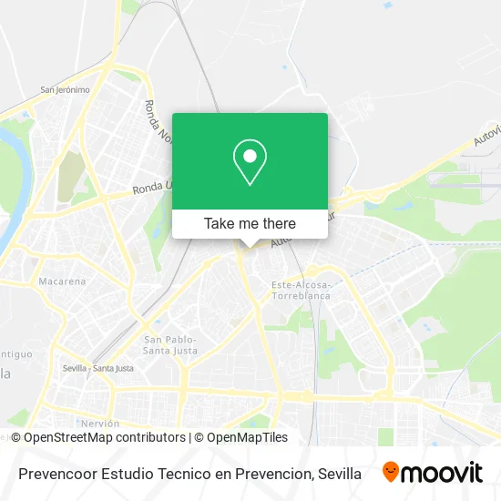 Prevencoor Estudio Tecnico en Prevencion map