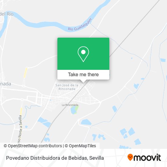 Povedano Distribuidora de Bebidas map