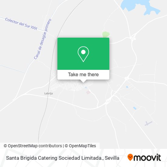 Santa Brigida Catering Sociedad Limitada. map
