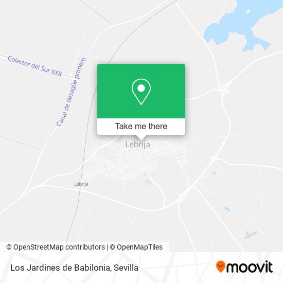 Los Jardines de Babilonia map