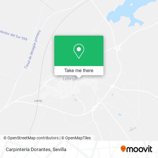 Carpintería Dorantes map