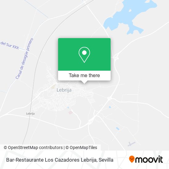 Bar-Restaurante Los Cazadores Lebrija map