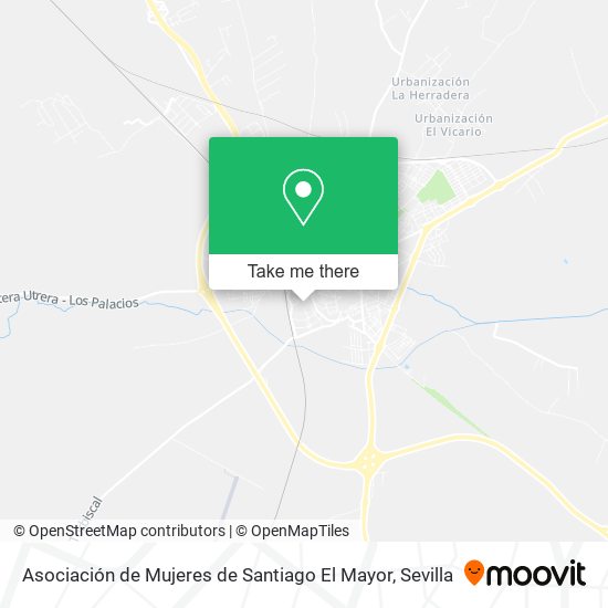 mapa Asociación de Mujeres de Santiago El Mayor