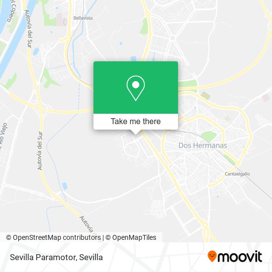 mapa Sevilla Paramotor