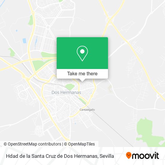 Hdad de la Santa Cruz de Dos Hermanas map