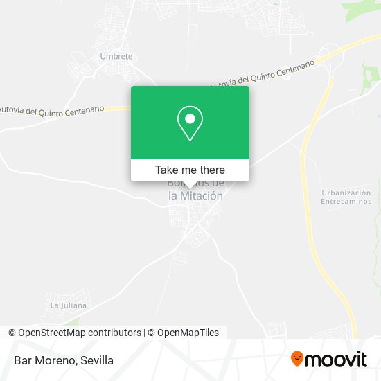 Bar Moreno map