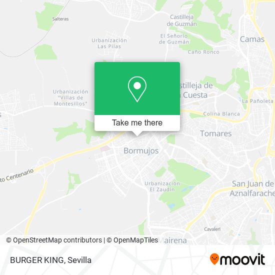 BURGER KING map