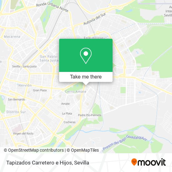 Tapizados Carretero e Hijos map